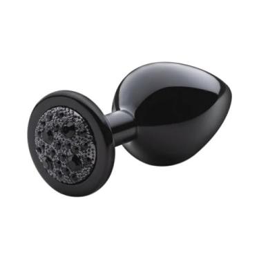 Imagem de Plug Anal 8,0 x 3,37cm Com Pedra Cravejada Tamanho M Acessório Erótico Estimulador Anal 273