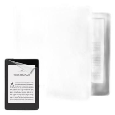Imagem de Case Auto Sleep Couro Para Kindle 12 6.0 Rs23Cv + Película