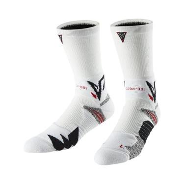 Imagem de Meias Esportivas De Compressão Elástica Antiderrapantes Com Suporte De