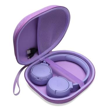 Imagem de Capa de transporte compatível com fones de ouvido Sony WH-1000XM4, WH-CH720N, WH-1000XM5, WH-CH520, ULT WEAR, WHCH710N, WH-CH510, capa roxa de viagem DR·AMIU