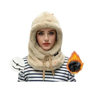 Imagem de Balaclava De Inverno Super Grossa E Aconchegante Com Cordão Ajustável 