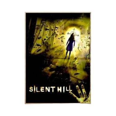Imagem de Silent Hill 2 Jogo Filme Pegajoso Cartazes Vintage Room Bar Café Decor