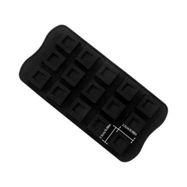 Imagem de Forma De Silicone Para Cubos De Gelo De Fácil Liberação Para Uísque, C