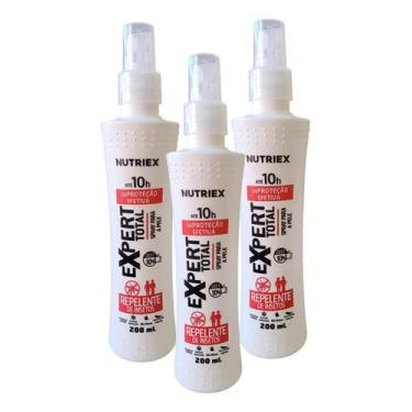Imagem de Nutriex até 10 horas de proteção kit 3 unidades repelente de - Congrat