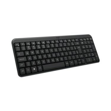 Imagem de Teclado Sem Fio Logitech K250 Compacto, Teclado Numérico, Bluetooth, R