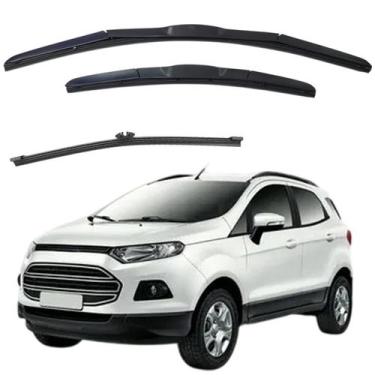Imagem de Kit Palhetas Ecosport 2018 a 2021 Limpador de Parabrisa e Vidro Trasei