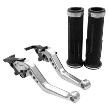 Imagem de Kit Manopla Manete Esportivo Moto Yamaha Nmax 160 Nmax Todas - Stark R
