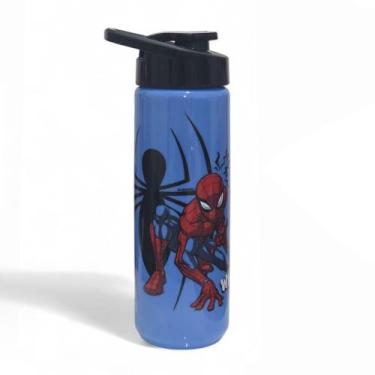 Imagem de Garrafa de Água Squeeze Homem Aranha 700ml Escolar Academia - Plasdura