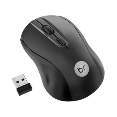 Imagem de Mouse Sem Fio Bright Preto, Preto