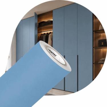 Imagem de Vinil Adesivo Silver Max Azul Harmonia Para Móveis 0,61x5m - IMPRIMAX