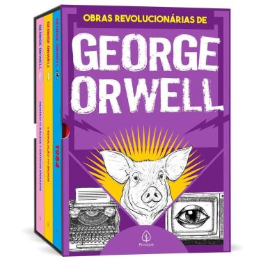 Imagem de AS OBRAS REVOLUCIONáRIAS DE GEORGE ORWELL - BOX COM 3 LIVROS