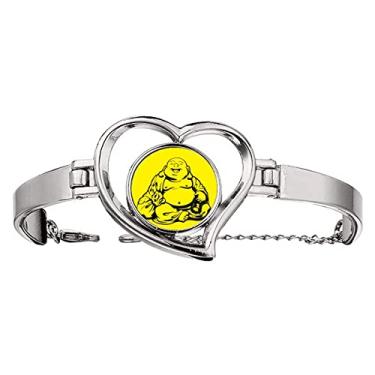 Imagem de N/A N/A Pulseira de arame Barefoot Daisen Monk Fat Blessing Mellow Heart Jewelry, medium, metal