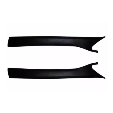 Imagem de Acabamento Coluna Interna Parabrisa Omega Suprema Par Preto