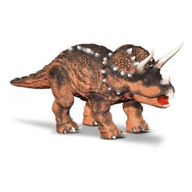 Dinossauro World Triceratops 45cm com Som - Cotiplás