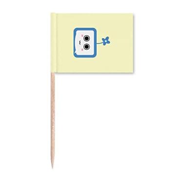 Imagem de Clover Cute Small TV Original Face Cartoon Toothpick Flags Marker Topper Decoração de Festa