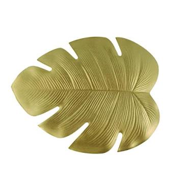 Imagem de Lugar Americano - Metallic Leaf, 46x39x0.25cm Hiyou Dourado