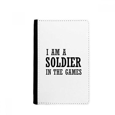 Imagem de Porta-passaporte I Am A Soldier In The Games Notecase Burse carteira porta-cartões