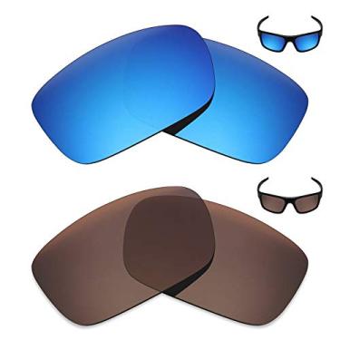 Imagem de 2 pares de lentes polarizadas de substituição da Mryok para óculos de sol Oakley Drop Point – Opções