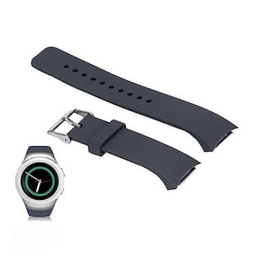 Imagem de Pulseira compatível com Gear S2 SM-R720 cor:Cinza Escuro