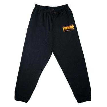 Imagem de Calça Moletom Thrasher Flame Mini Logo