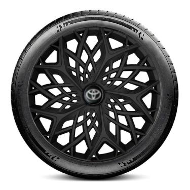 Imagem de Calota LC153 Toyota Aro 13 Preta Fosca Moove Escolha o carro