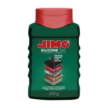 Imagem de JIMO Silicone Gel Protege Renova Lubrifica Super Brilho no Carro Casa Couro Courvin Lavanda 200g