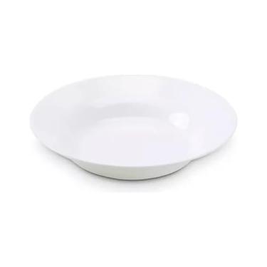 Imagem de Prato Opaline Menu Fundo 23CM Branco Duralex Vidro Temperado