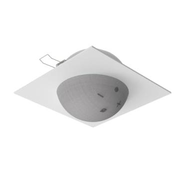 Imagem de Suporte Quadrado para Embutir no Teto para Alexa Echo Dot 4/5 Caixa Som