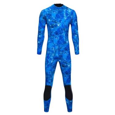 Imagem de Bestgift Roupa de mergulho masculina camuflada quente para mergulho profundo pegando imagem fria cor 2 M