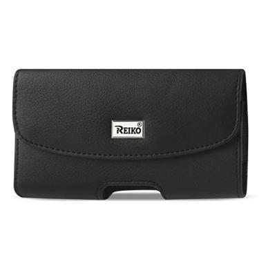 Imagem de Reiko Wireless Bolsa horizontal para Samsung Galaxy Note 4/Note3 Plus com fecho magnético em preto (16,44" x 3,49" x 0,73" Plus) - Colorido, HP102B-643507BK