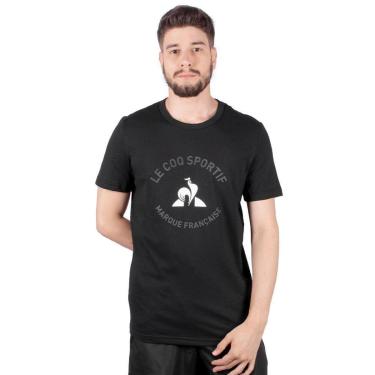 Imagem de Camiseta Le Coq Sportif Ess Bar A Tee Preto-Masculino