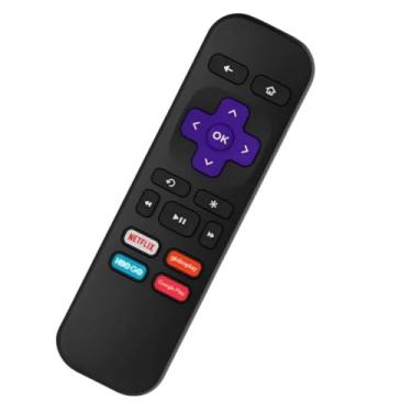 Imagem de Controle Remoto Compatível com ROKU Express - Substitui o Original - Teclas de Atalho - 3930mx 3930r 3910x 3930br mais vários modelos - Novo - Substitui Original-