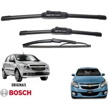 Imagem de Kit Palheta Limpador Parabrisa Original Bosch Gm Agile 2013 2014 2015