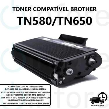 Imagem de Toner Compatível TN650 TN580 para 8670 8870 8085 8690 8080 5370 8480 8