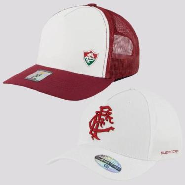 Imagem de Kit 2 Bonés Fluminense - Kits, Único