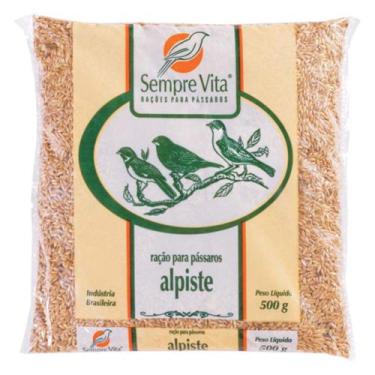 Imagem de Ração Para Pássaros Sempre Vita Alpiste - 500g
