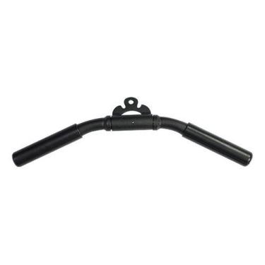 Imagem de Puxador Tríceps E Biceps Curvo 50cm Preto Com Manopla E Giro - BASE