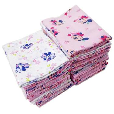 Imagem de Kit 10 Fraldas + 4 Cueiro + 2 Toalha Banho + Presente - Dugu, Minnie