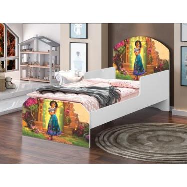 Imagem de Mini Cama Juvenil Infantil Adesivada 100% Mdf - Meninas - Aqui Moveis