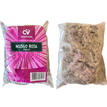 Imagem de Musgo Esfagno Rosa Sphagnum 18 Litros Top Para Orquideas PLANTAS JARDI