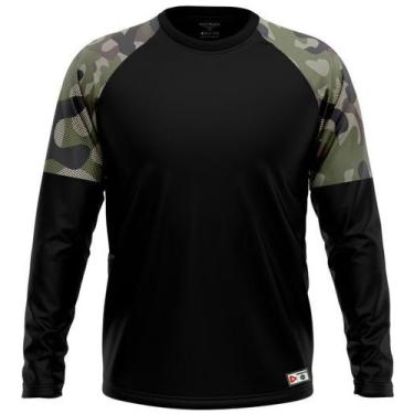 Imagem de Camisa Proteção Solar Manga Comprida Play Pesca Camuflada, G