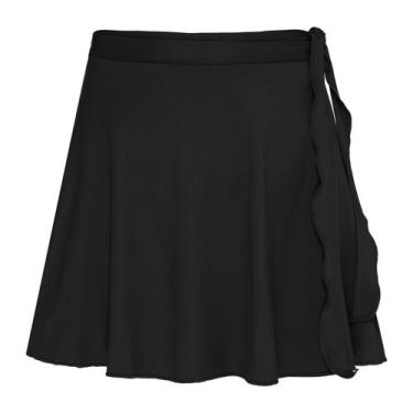 Imagem de Saída de Praia Clássica - Modelo Bailarina - Allix, Preto