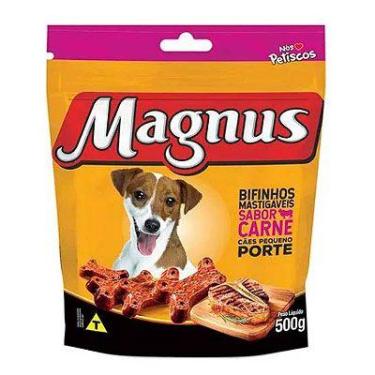 Imagem de Magnus bifinhos carne porte pequeno 500g - Adimax
