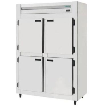 Imagem de Refrigerador Comercial 4 Portas Inox Brilhoso ( Galvanizado Interno ) 