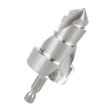 Imagem de WeiLaiKeQi Alargador escalonado para tubo de água Broca Liga de aço multifuncional de 2,9 polegadas de comprimento com haste hexagonal de 1/4, Três Gumes