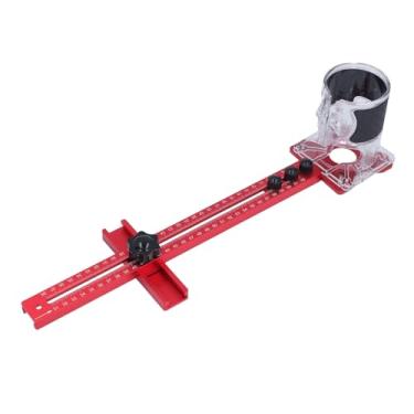 Imagem de Ferramenta Versátil para Trabalhar Madeira, Gabarito de Corte de Círculo de Roteamento, Suporte de Liga de Alumínio para Fresagem de Ranhuras, Base Modular 4 Em 1 para Máquina de