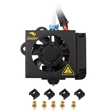 Imagem de KOYOFEI Creality Ender 5 Plus Kit Hotend Completo, Extrusora Original Totalmente Montada Mk8 Kit Hot End com Bloco de Aquecimento de Alumínio Tubo de Teflon com Bico de 0,4 Mm para Impressora 3D Ender