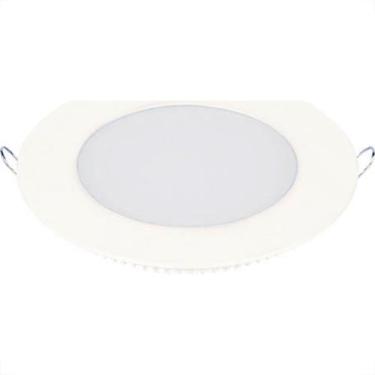 Imagem de Luminaria Led Plafon Taschibra Embutir Redondo 06W 3000K 12Cm