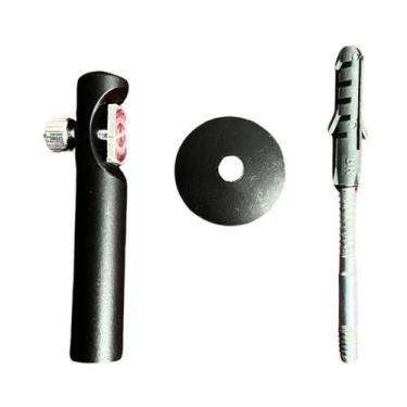 Imagem de Suporte Para Trilho Universal De Parede Tubo Wave Várias Cores - Bella