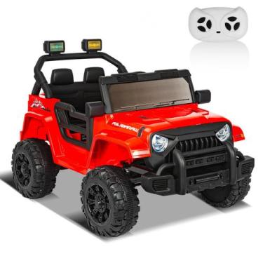 Imagem de Carrinho Elétrico Infantil XVD 12V com Controle Remoto - Vermelho